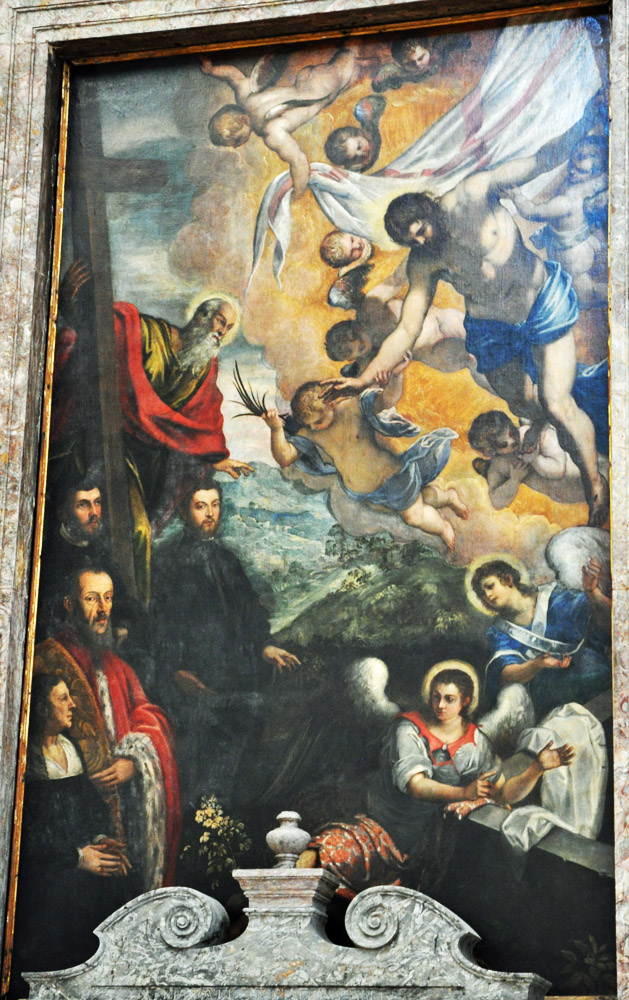 The Risen Christ with St. Andrew and the Morosini Family, J. and D